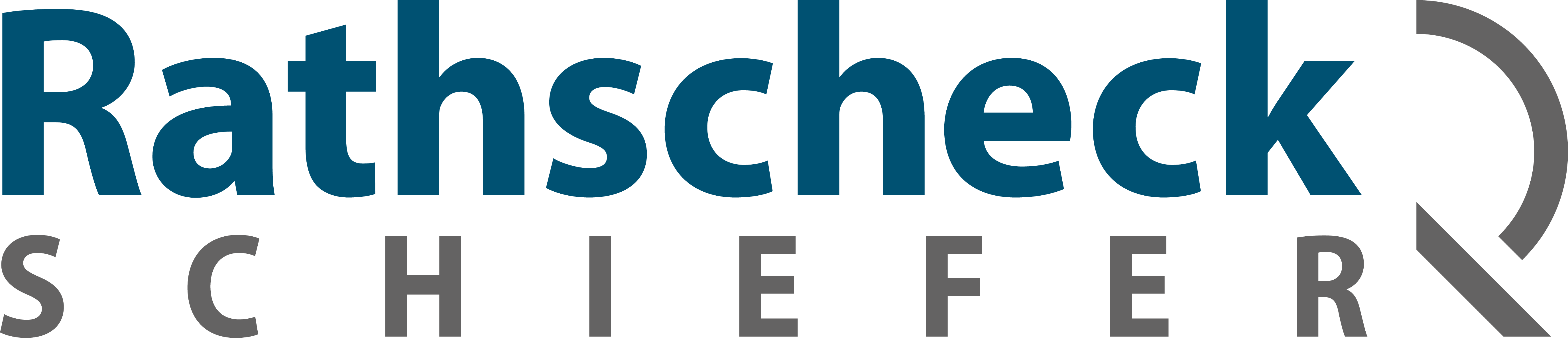 Logo Rathscheck Schiefer und Dach-Systeme ZN der Wilh. Werhahn KG Neuss